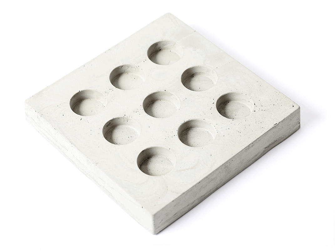 Beton-Designobjekt Teelichthalter