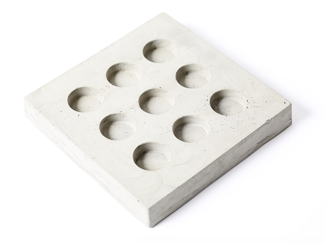 Beton-Designobjekt Teelichterhalter