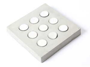 Beton-Designobjekt Teelichthalter
